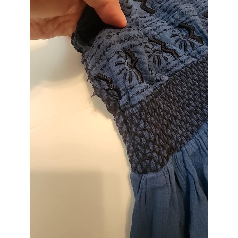 dELiA*s Embroidered Sundress, Blue, Large - Picture 7 of 7